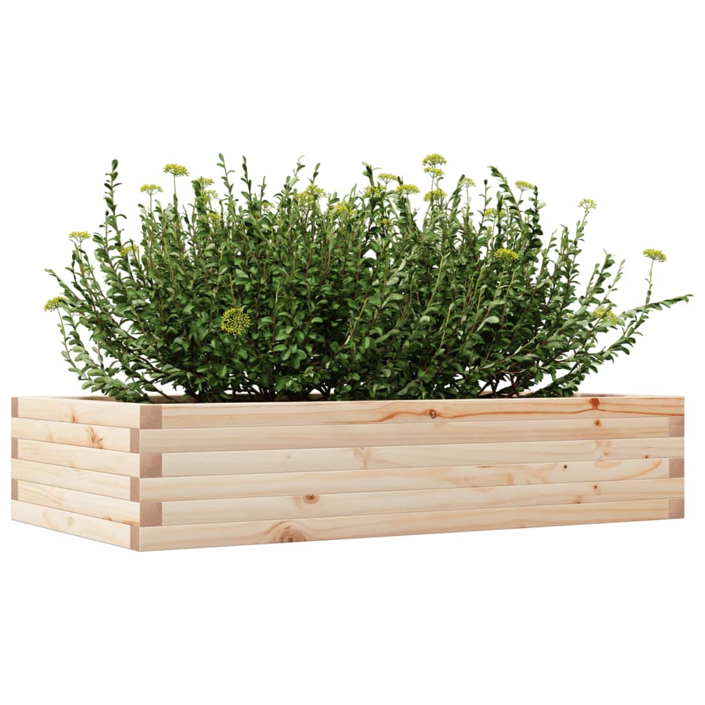 Plantekrukke 110x60x23 cm massivt fyrretræ