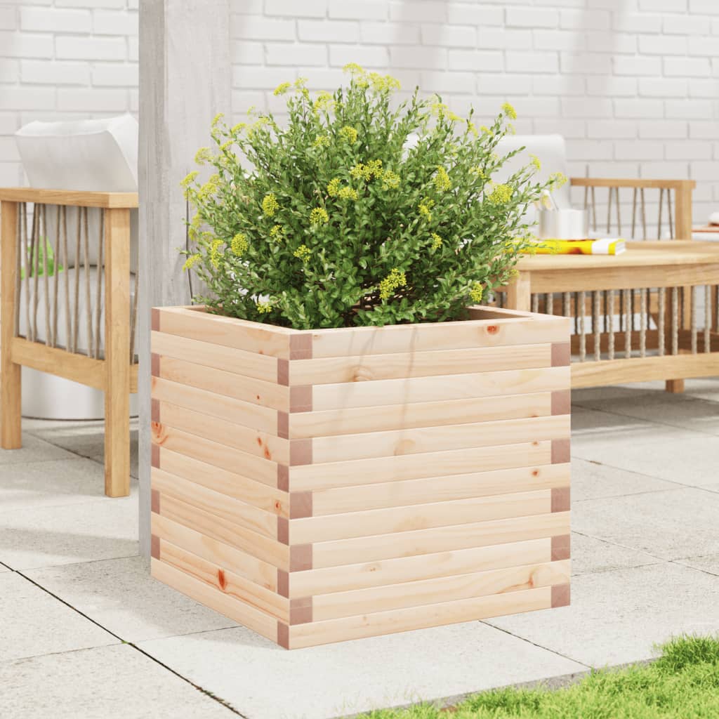 Plantekrukke 50x50x45,5 cm massivt fyrretræ