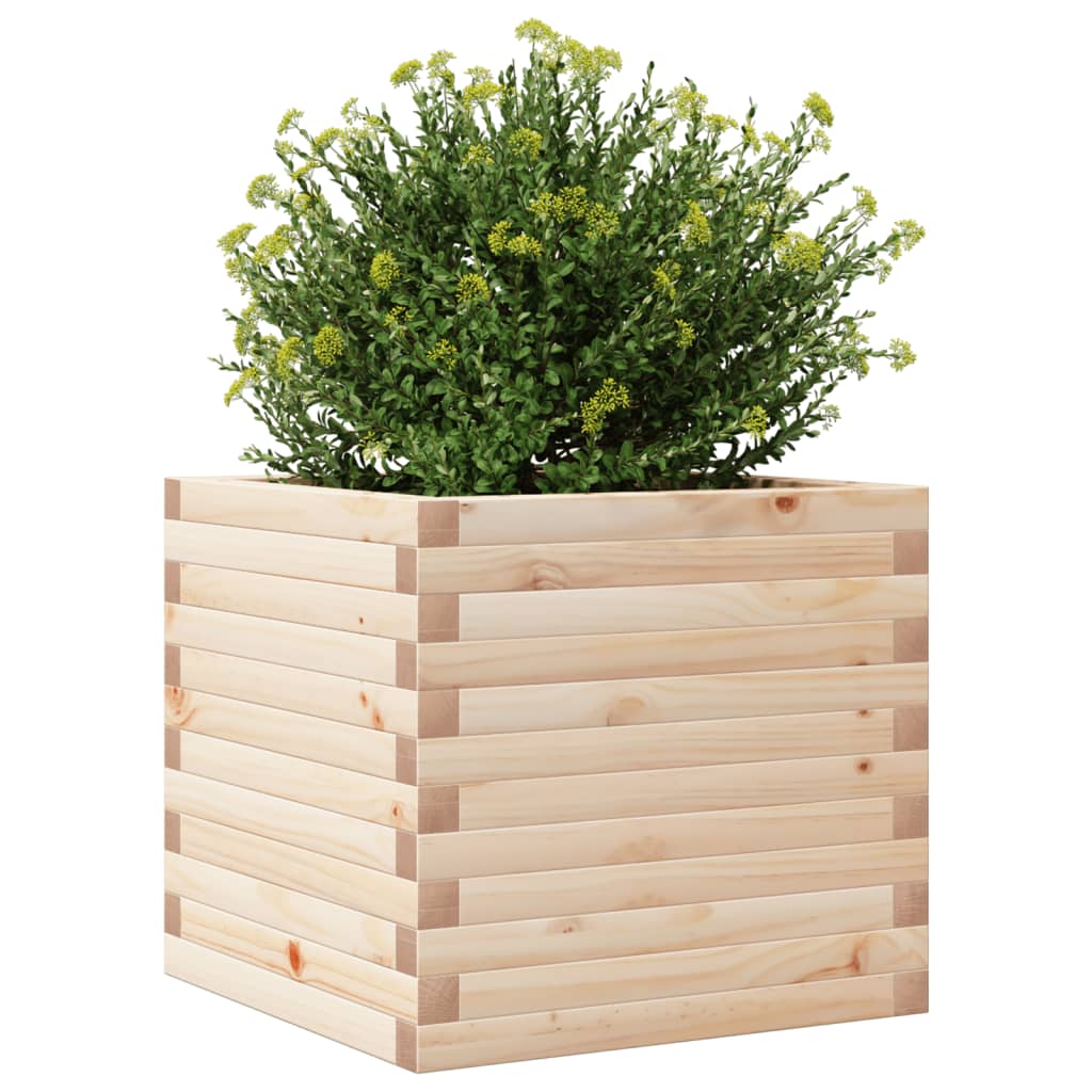 Plantekrukke 50x50x45,5 cm massivt fyrretræ