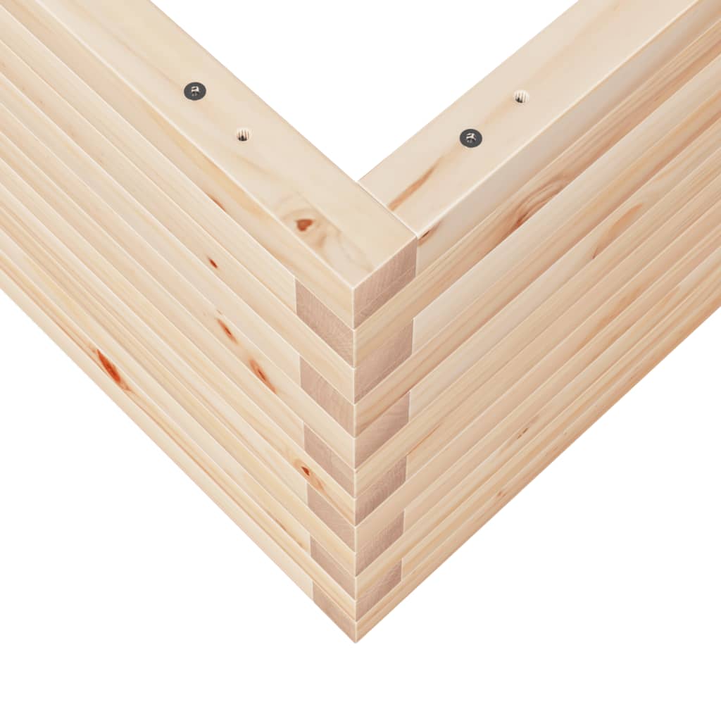 Plantekrukke 50x50x45,5 cm massivt fyrretræ