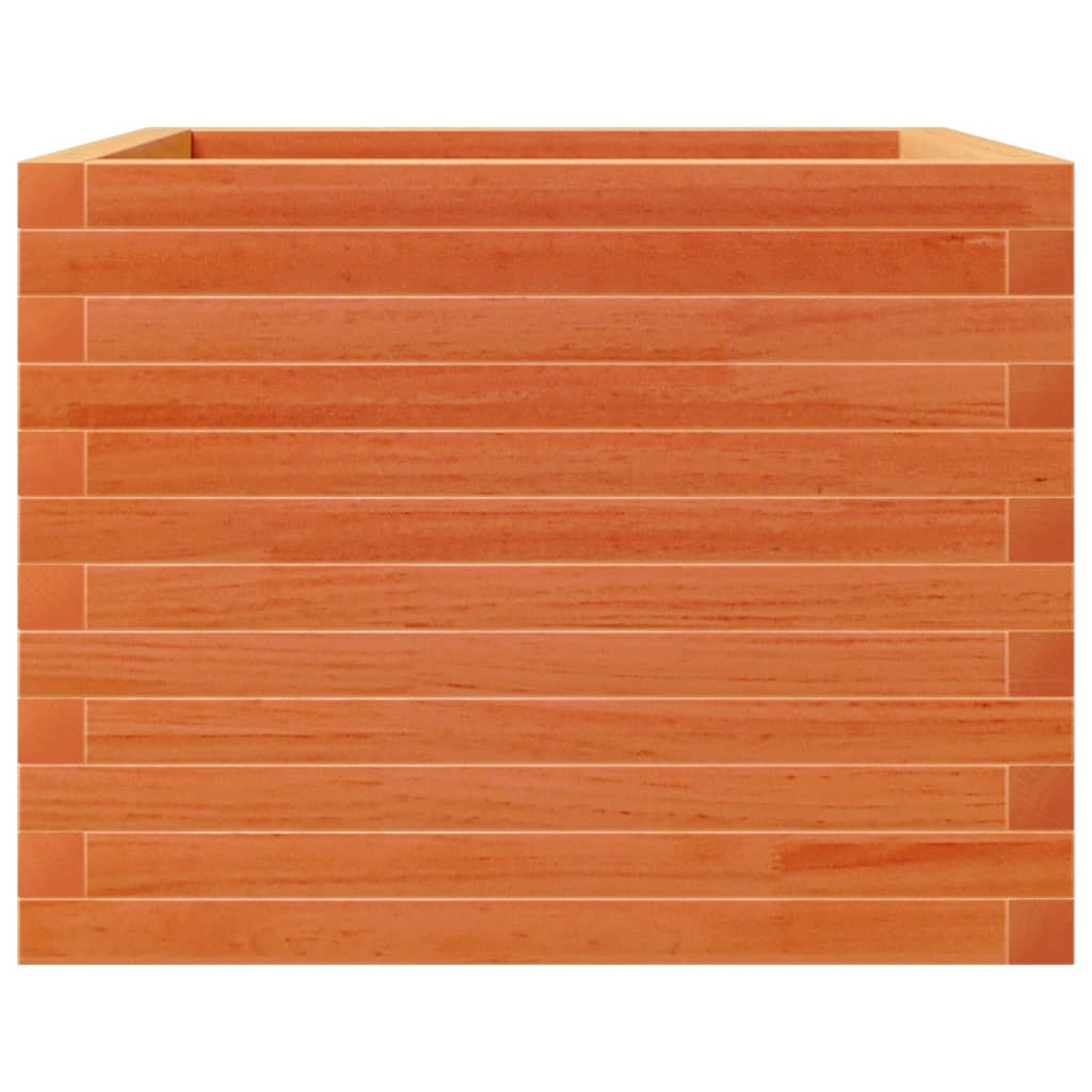 Plantekrukke voks brun 60x60x45,5 cm massivt fyrretræ