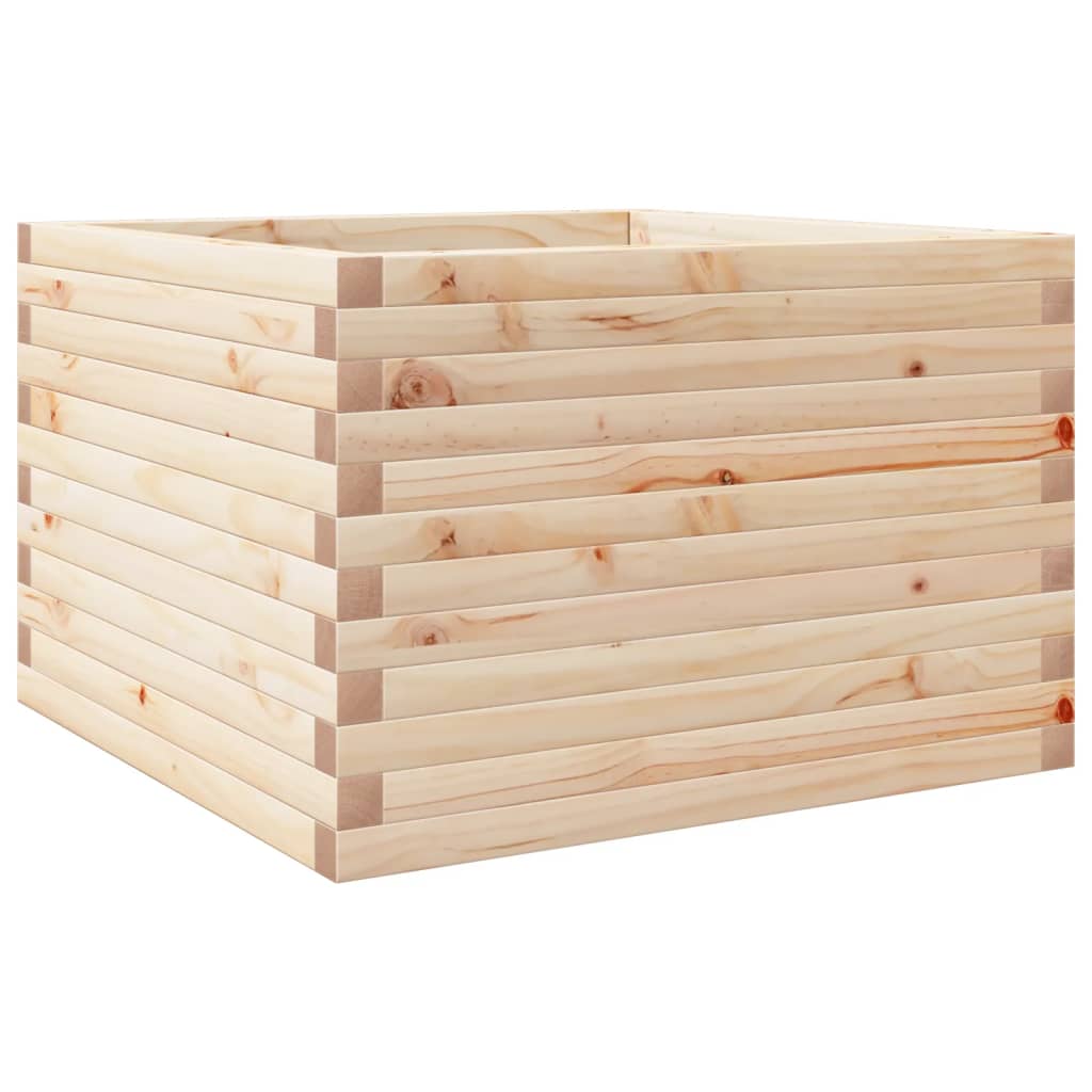 Plantekrukke 70x70x45,5 cm massivt fyrretræ