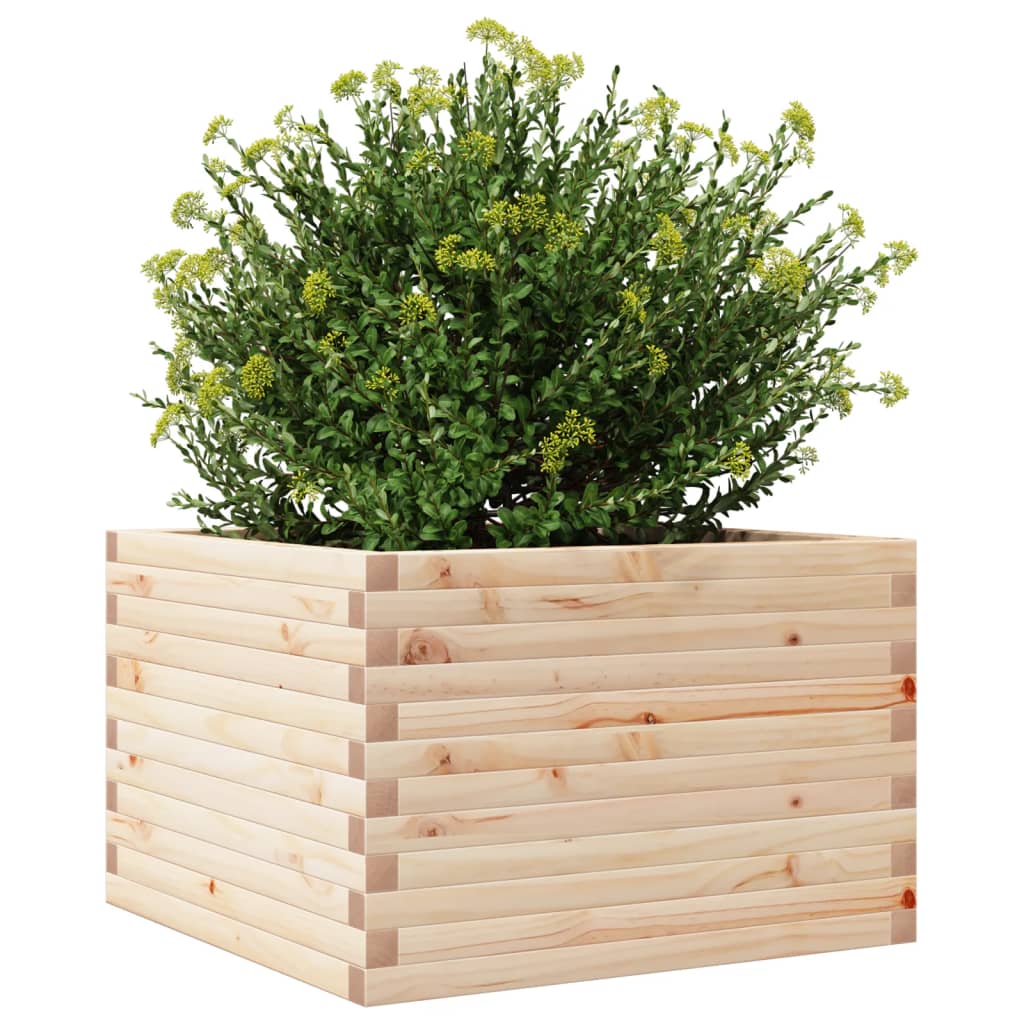 Plantekrukke 70x70x45,5 cm massivt fyrretræ