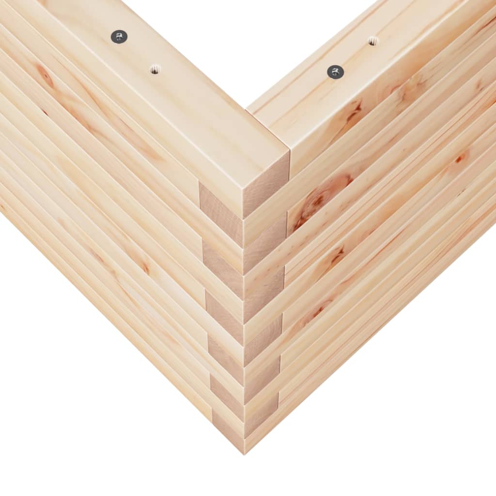 Plantekrukke 70x70x45,5 cm massivt fyrretræ