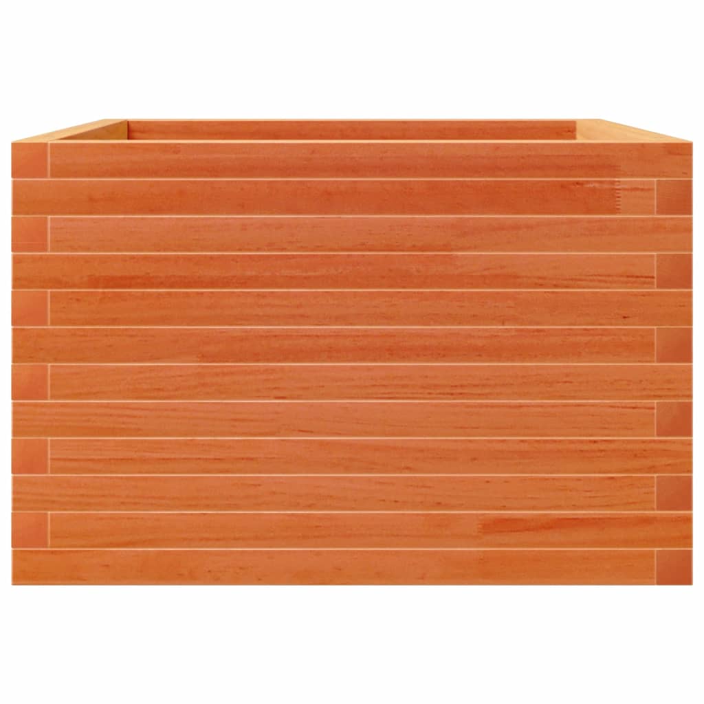 Plantekrukke voks brun 70x70x45,5 cm massivt fyrretræ