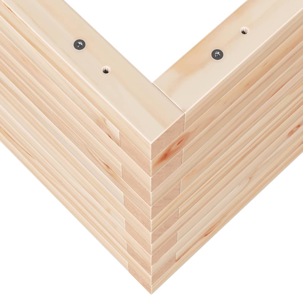 Plantekrukke 70x40x45,5 cm massivt fyrretræ