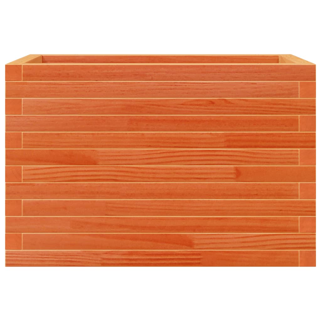 Plantekrukke voks brun 70x40x45,5 cm massivt fyrretræ