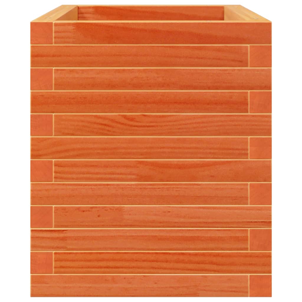 Plantekrukke voks brun 70x40x45,5 cm massivt fyrretræ