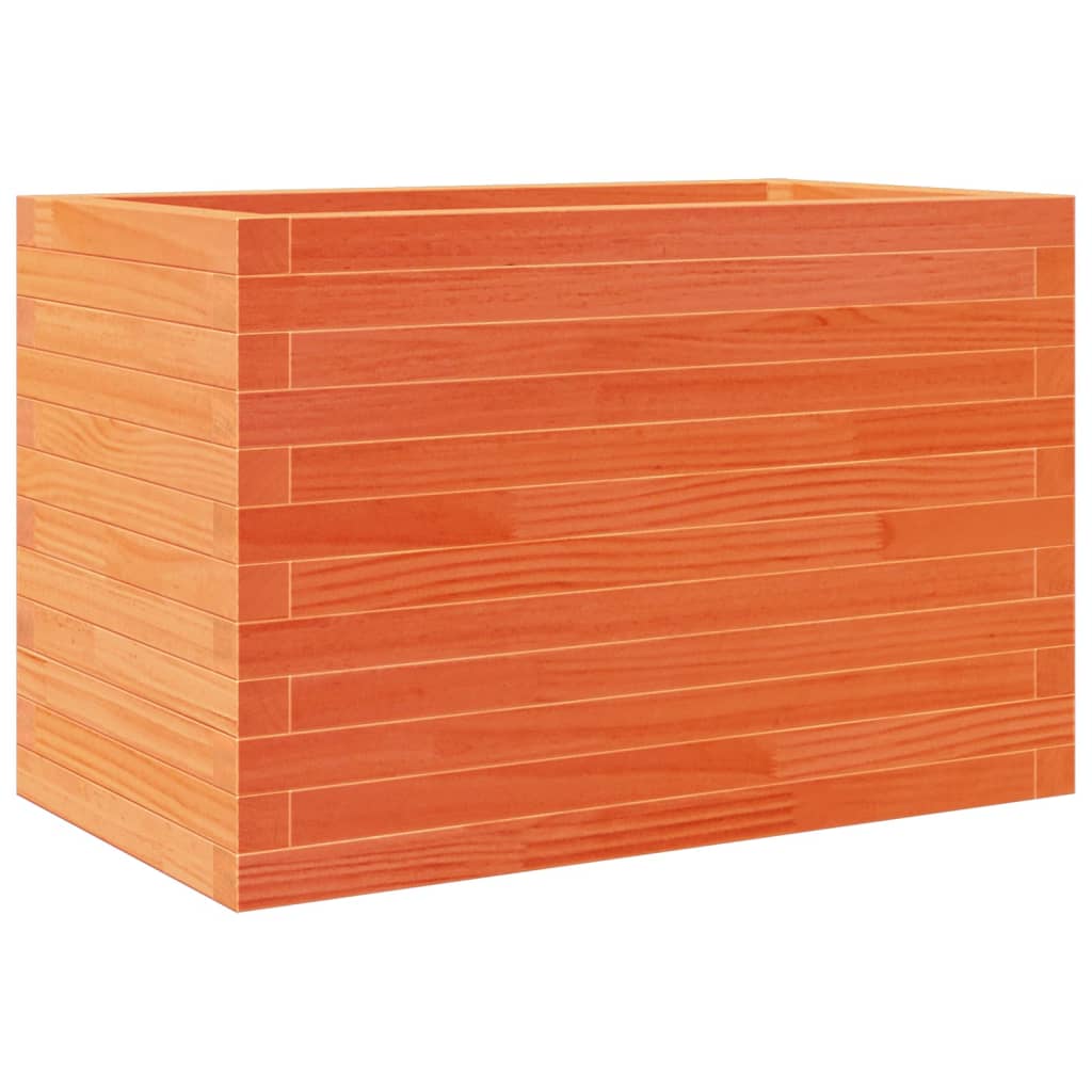 Plantekrukke voks brun 70x40x45,5 cm massivt fyrretræ