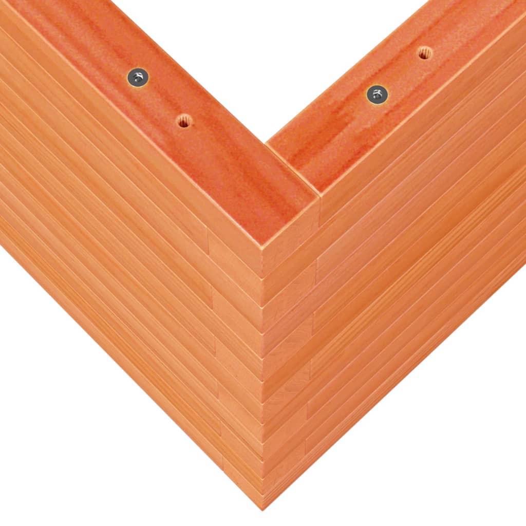 Plantekrukke voks brun 70x40x45,5 cm massivt fyrretræ