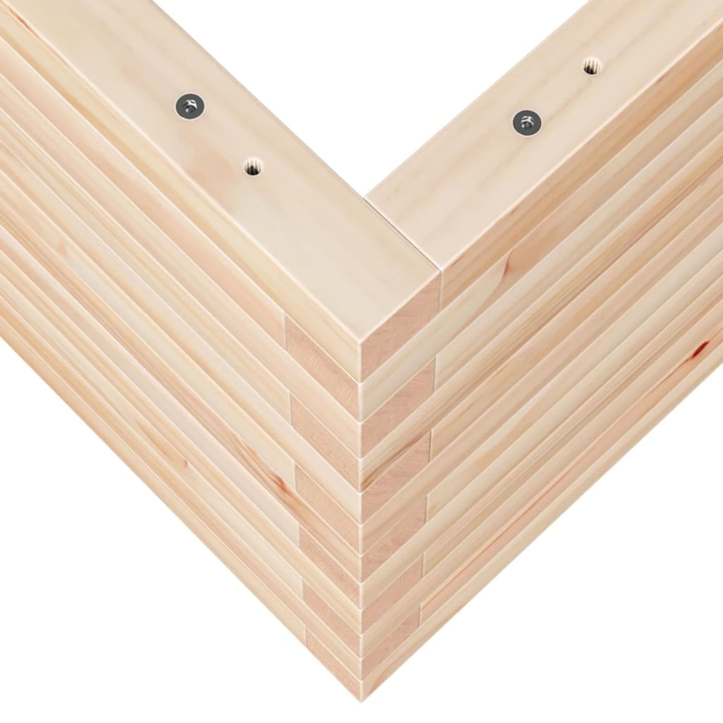 Plantekrukke 90x40x45,5 cm massivt fyrretræ