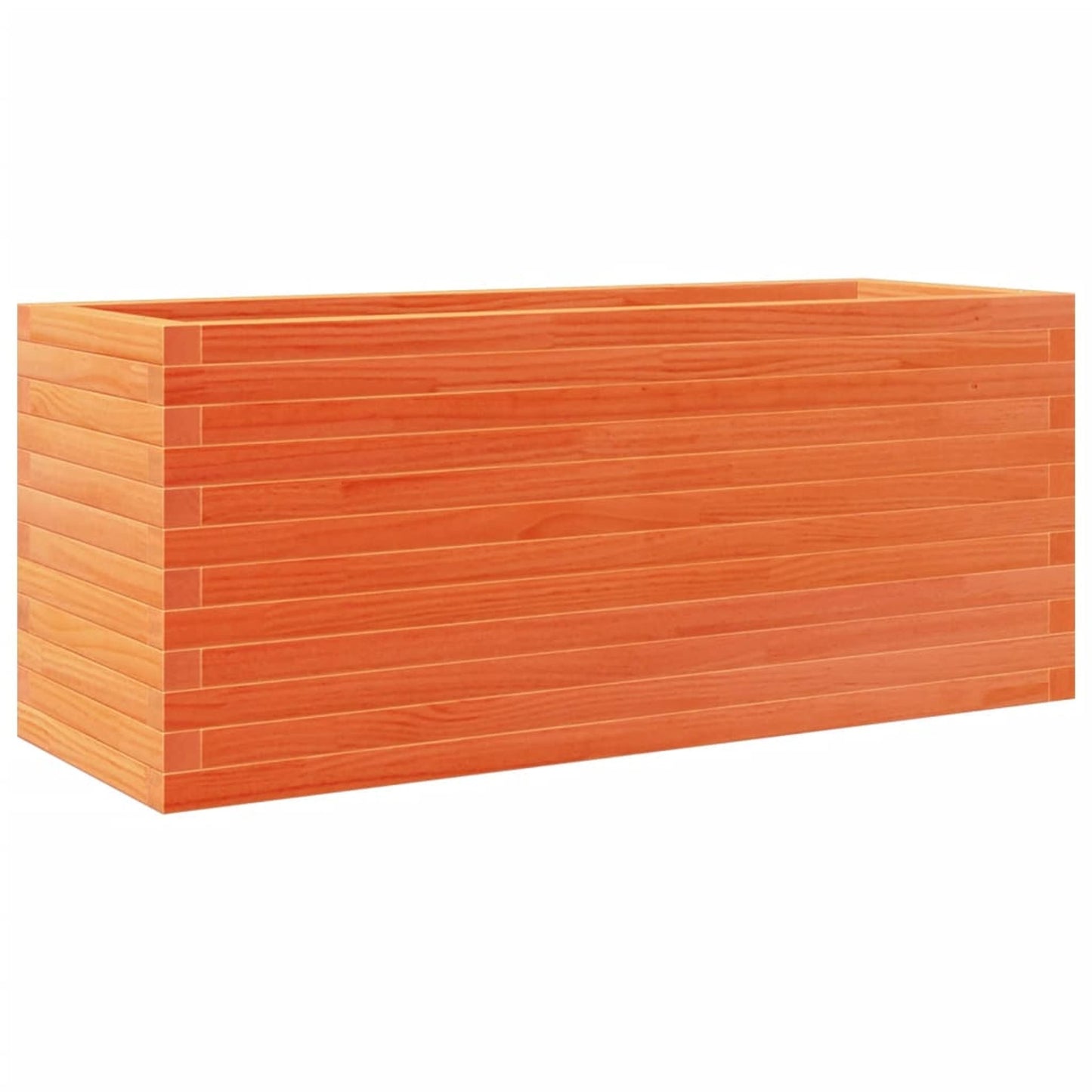 Plantekrukkevoks brun 110x40x45,5 cm massivt fyrretræ