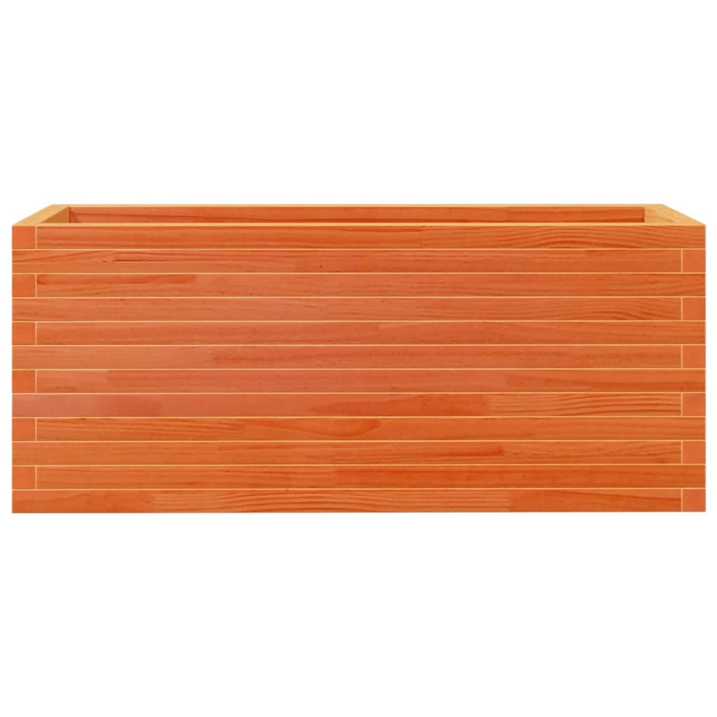 Plantekrukkevoks brun 110x40x45,5 cm massivt fyrretræ