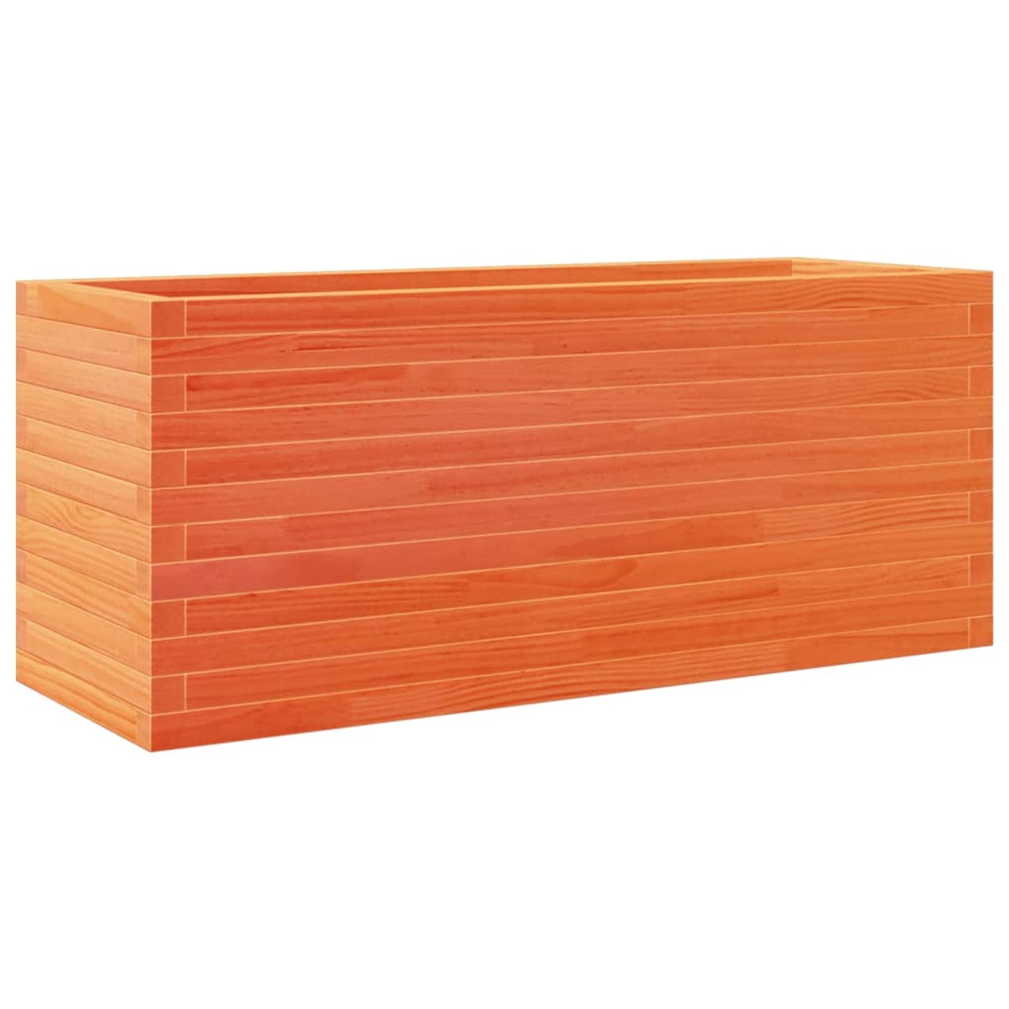 Plantekrukkevoks brun 110x40x45,5 cm massivt fyrretræ