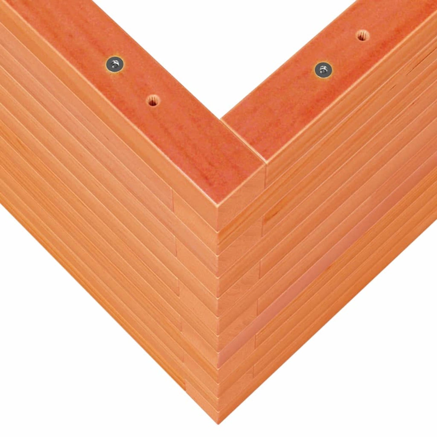 Plantekrukkevoks brun 110x40x45,5 cm massivt fyrretræ