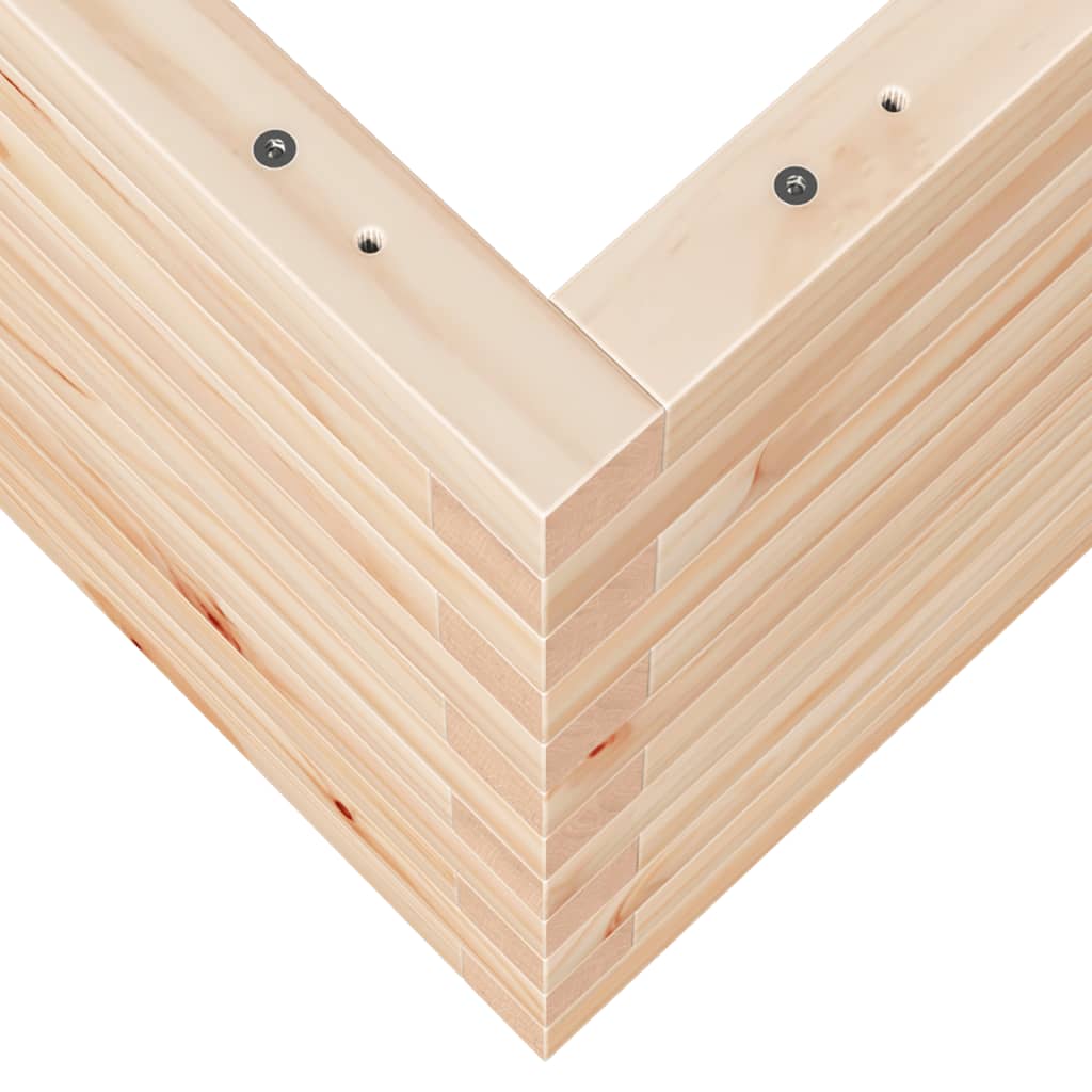 Plantekrukke 90x60x45,5 cm massivt fyrretræ