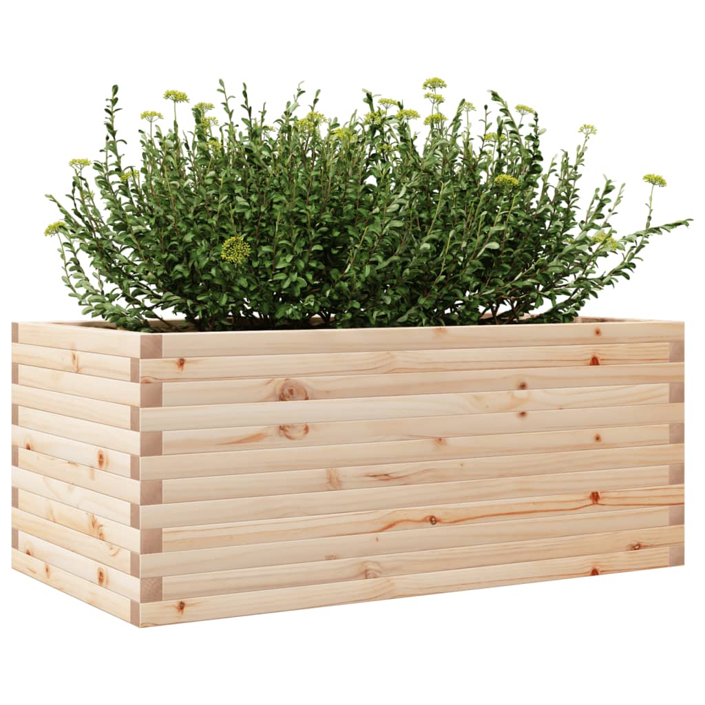 Plantekrukke 110x60x45,5 cm massivt fyrretræ