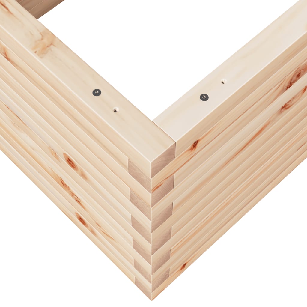 Plantekrukke 110x60x45,5 cm massivt fyrretræ