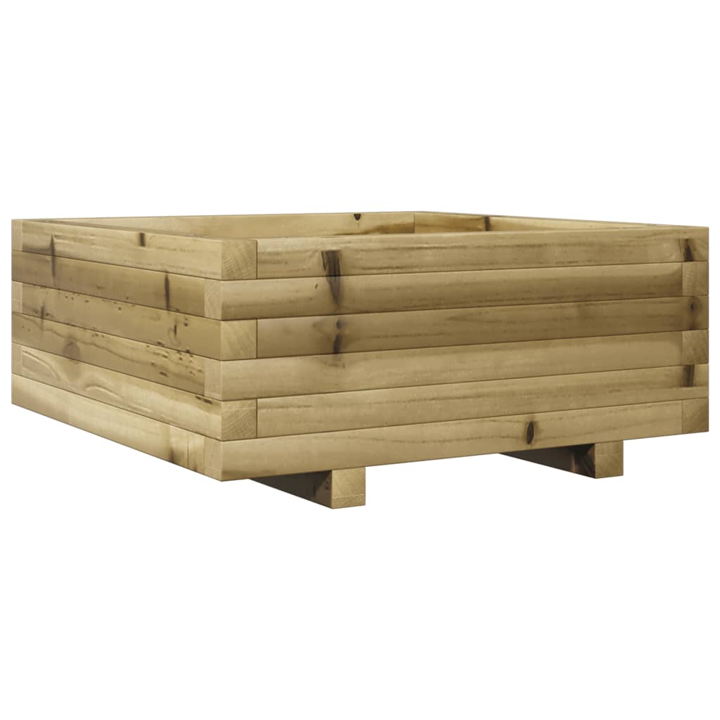 Plantekasse 60x60x26,5 cm Fyrretræ Imprægneret