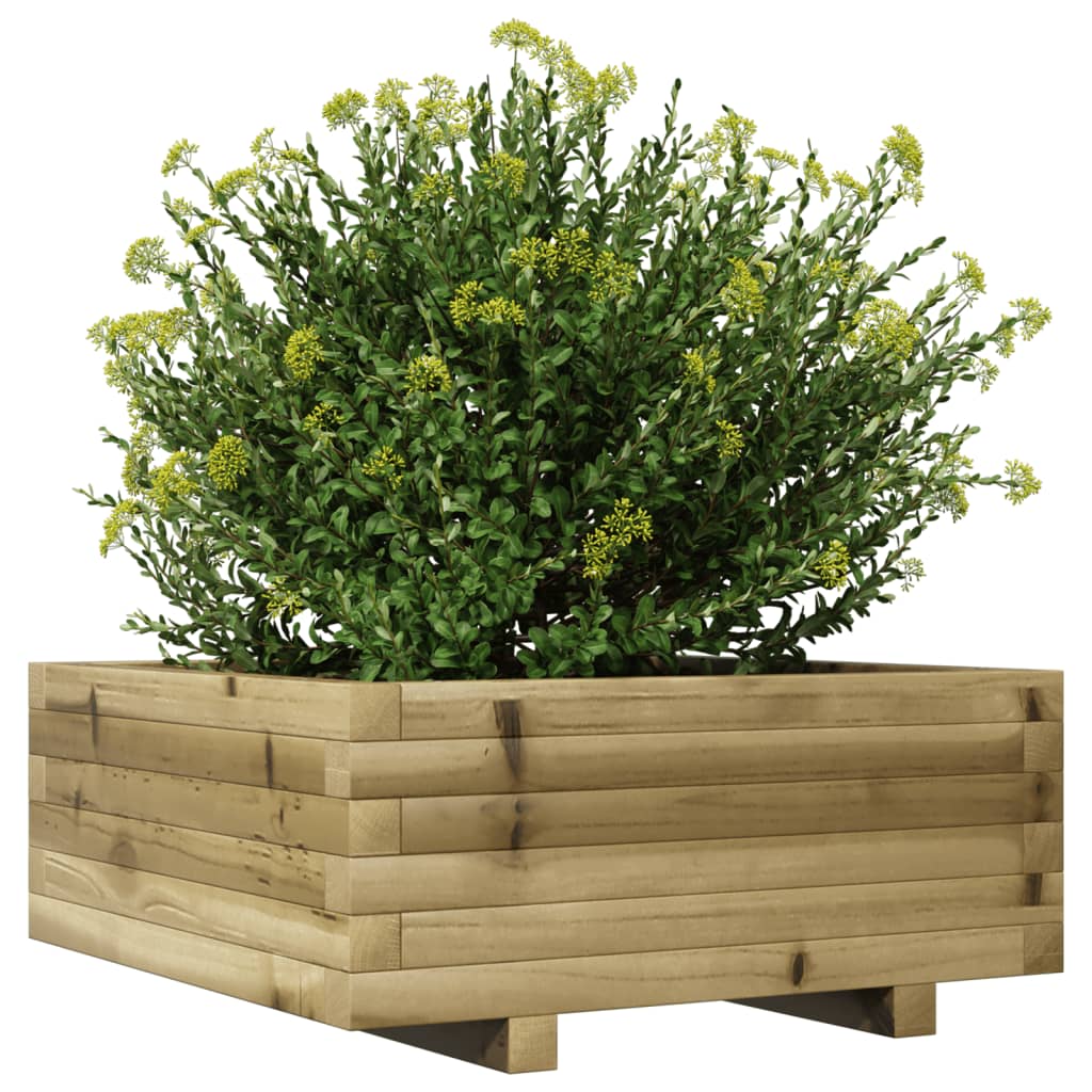 Plantekasse 60x60x26,5 cm Fyrretræ Imprægneret