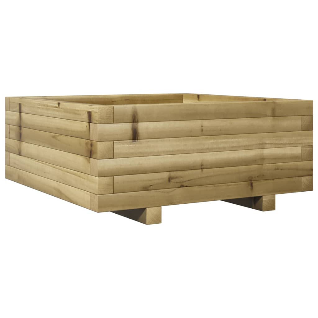 Plantekasse 60x60x26,5 cm Fyrretræ Imprægneret