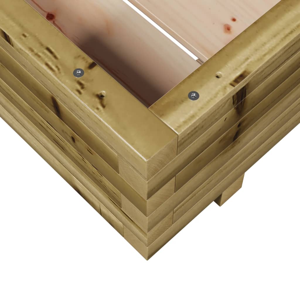 Plantekasse 60x60x26,5 cm Fyrretræ Imprægneret