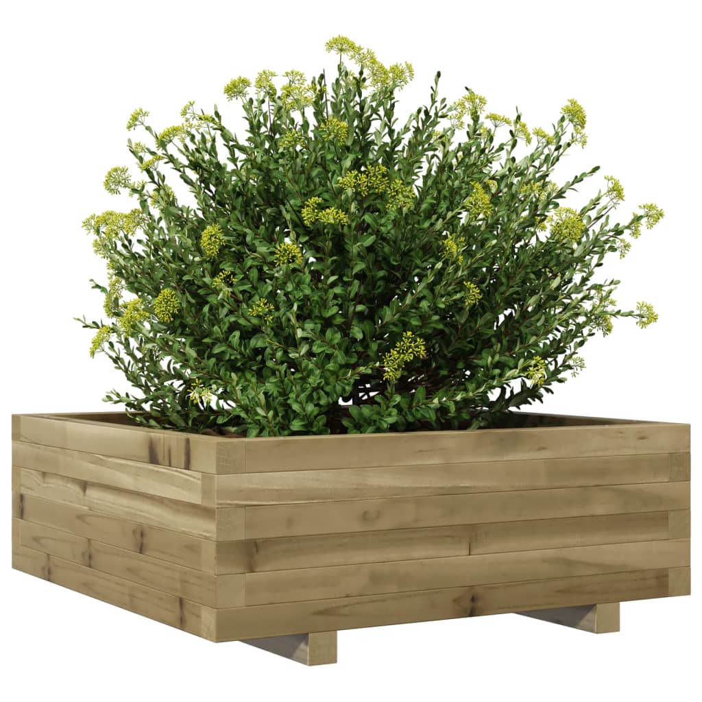 Plantekasse 70x70x26,5 cm Fyrretræ Imprægneret