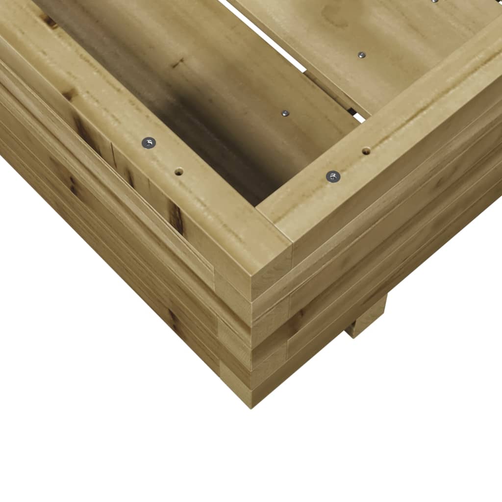 Plantekasse 70x70x26,5 cm Fyrretræ Imprægneret