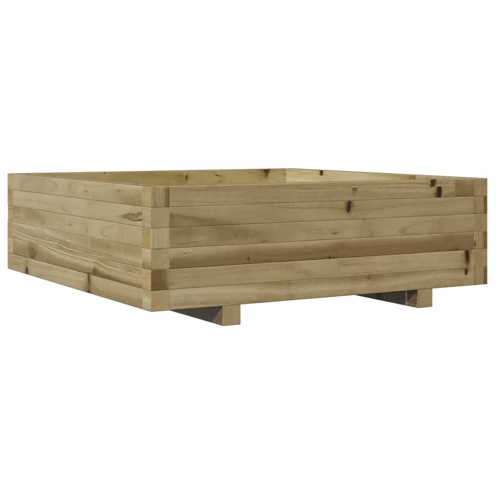 Plantekasse 80x80x26,5 cm Fyrretræ Imprægneret