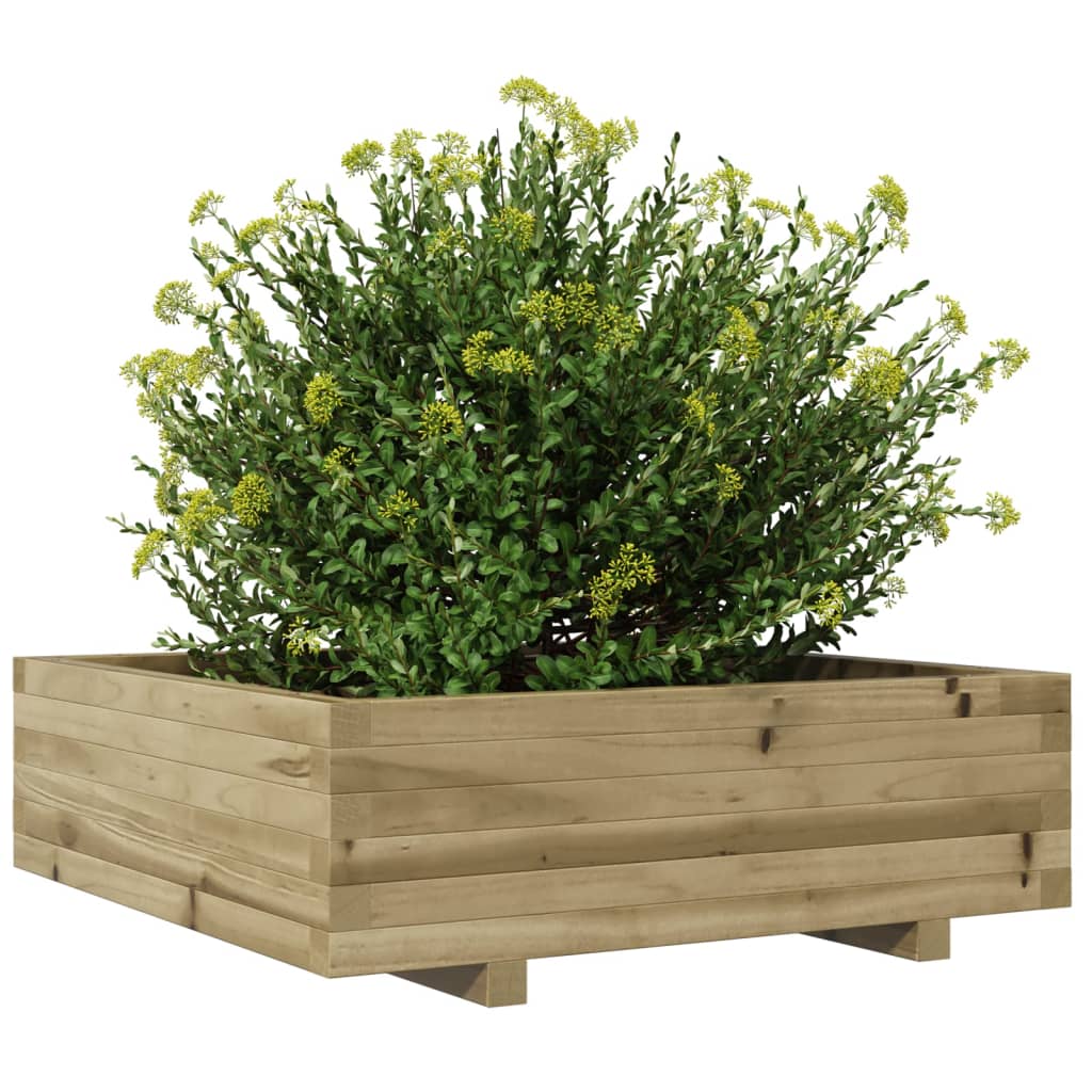 Plantekasse 80x80x26,5 cm Fyrretræ Imprægneret