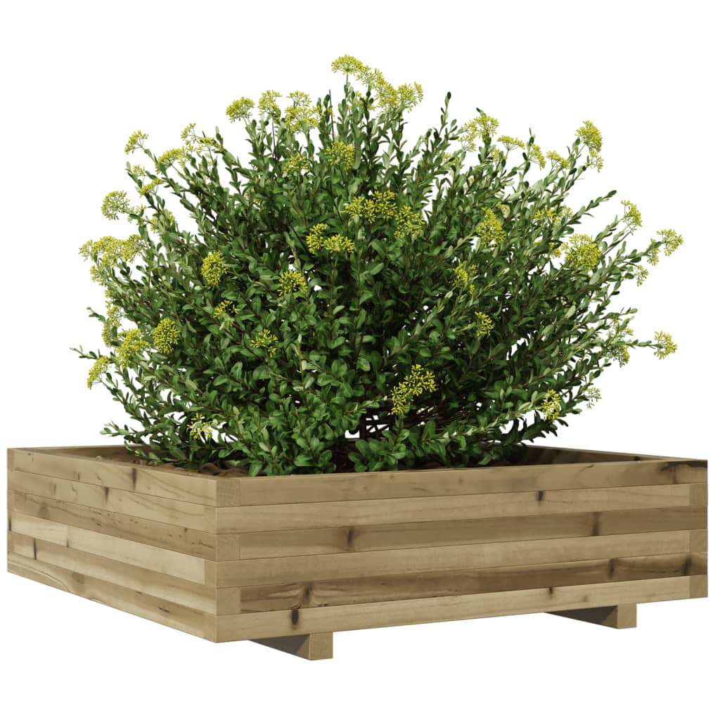 Plantekasse 90x90x26,5 cm Fyrretræ Imprægneret