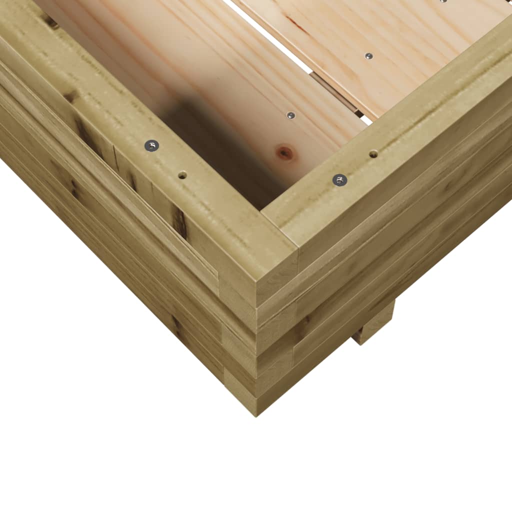 Plantekasse 100x100x26,5 cm Fyrretræ Imprægneret