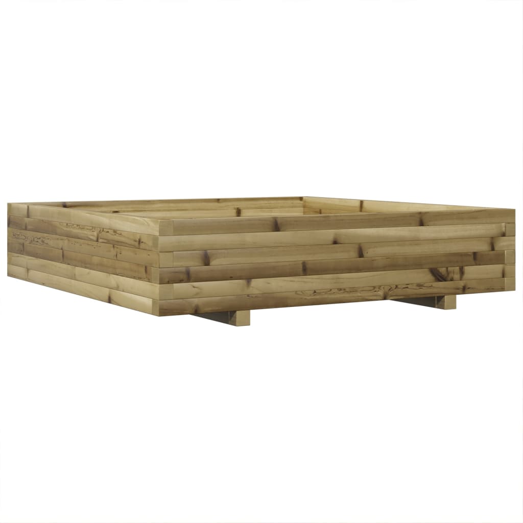 Plantekasse 110x110x26,5 cm Fyrretræ Imprægneret