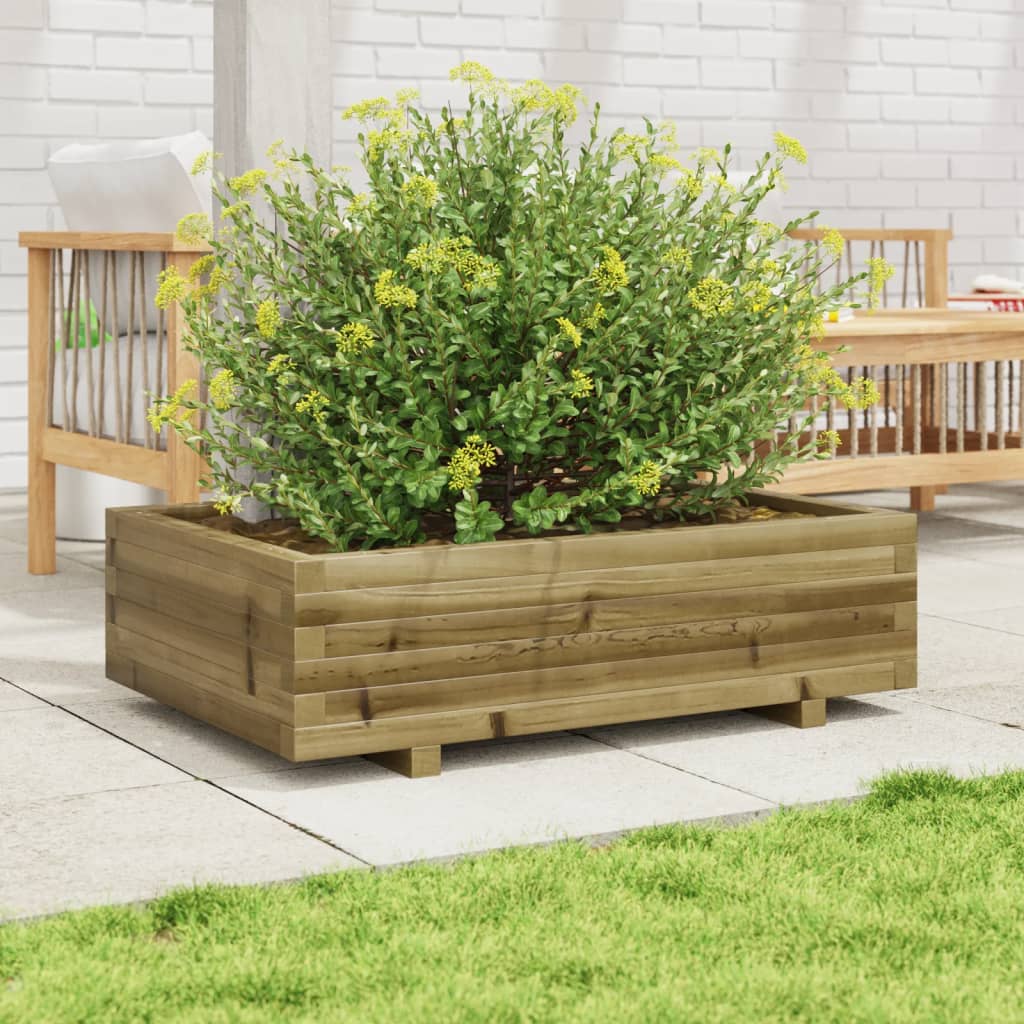 Plantekasse 90x60x26,5 cm Fyrretræ Imprægneret