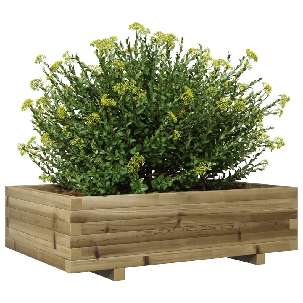 Plantekasse 90x60x26,5 cm Fyrretræ Imprægneret