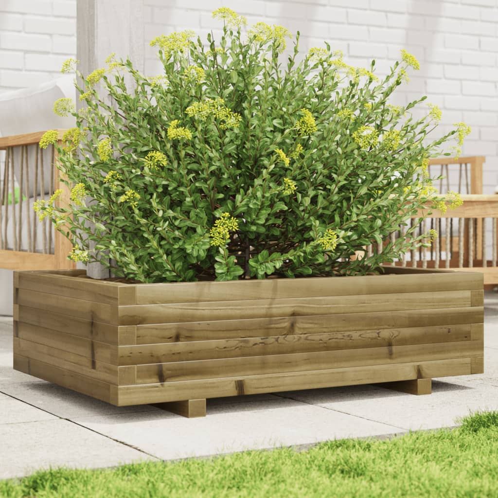 Plantekasse 90x60x26,5 cm Fyrretræ Imprægneret