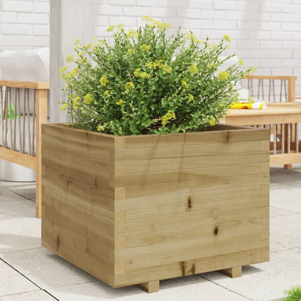 Plantekasse 60x60x49,5 cm Fyrretræ Imprægneret