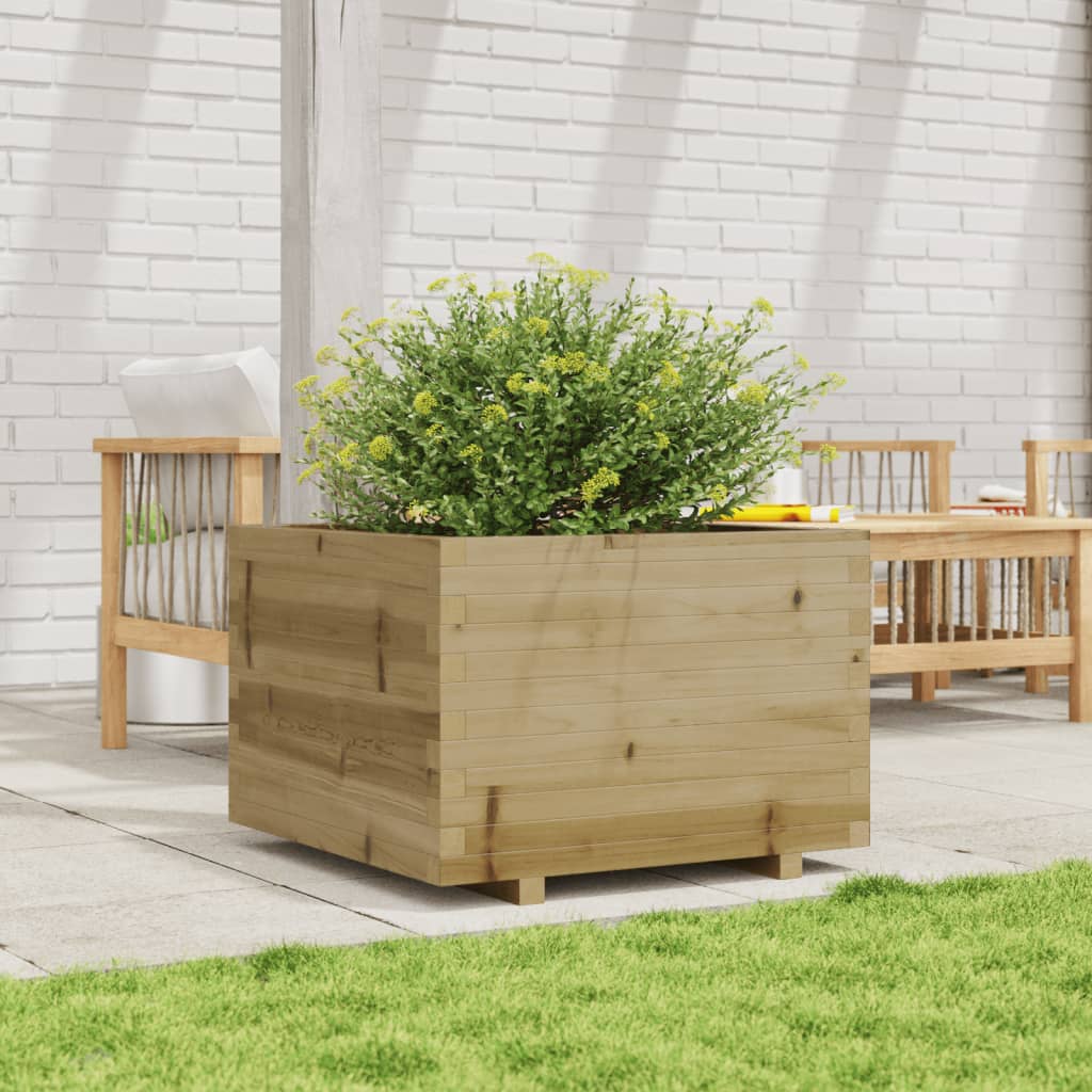 Plantekasse 70x70x49,5 cm Fyrretræ Imprægneret