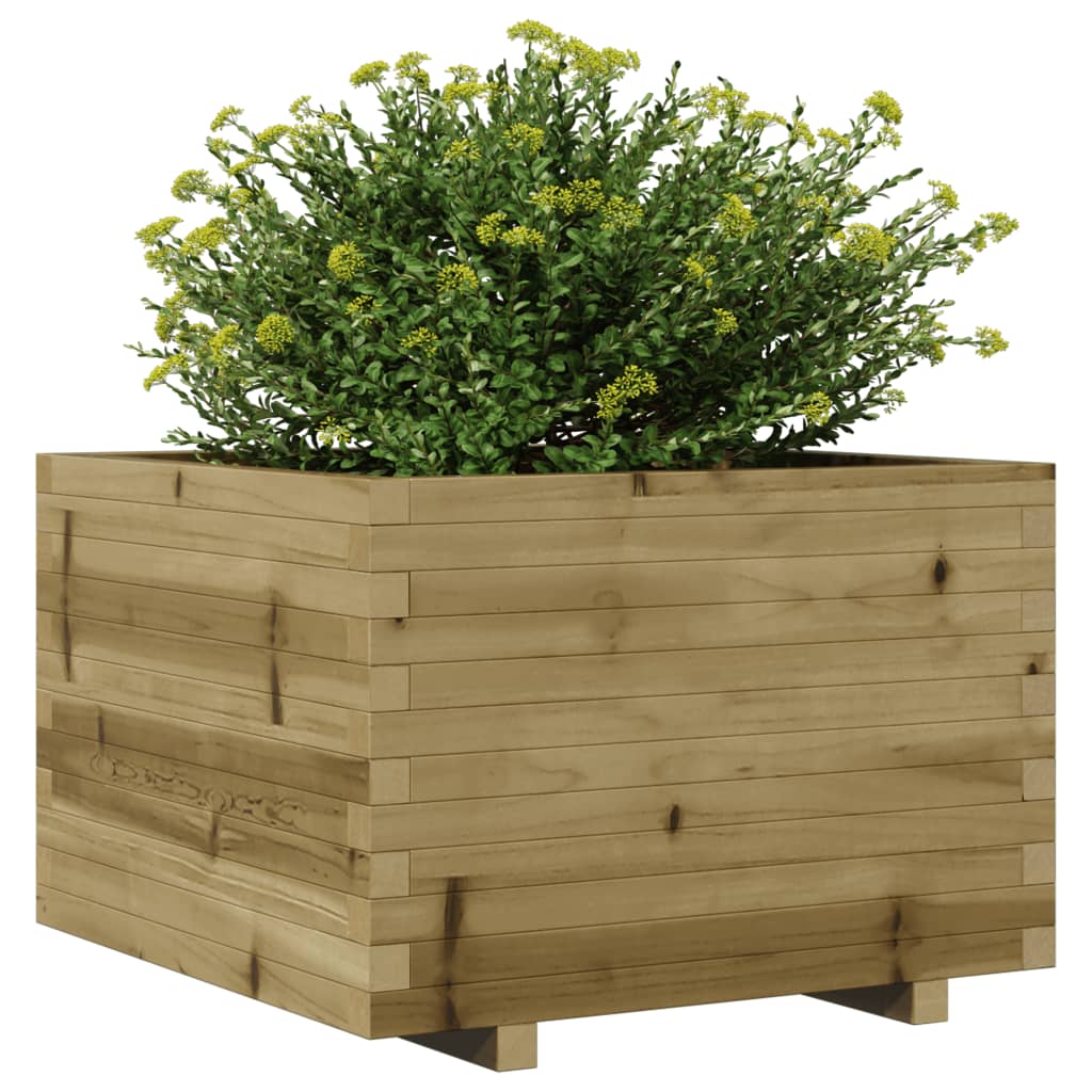 Plantekasse 70x70x49,5 cm Fyrretræ Imprægneret