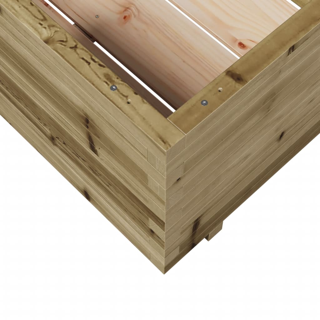 Plantekasse 70x70x49,5 cm Fyrretræ Imprægneret