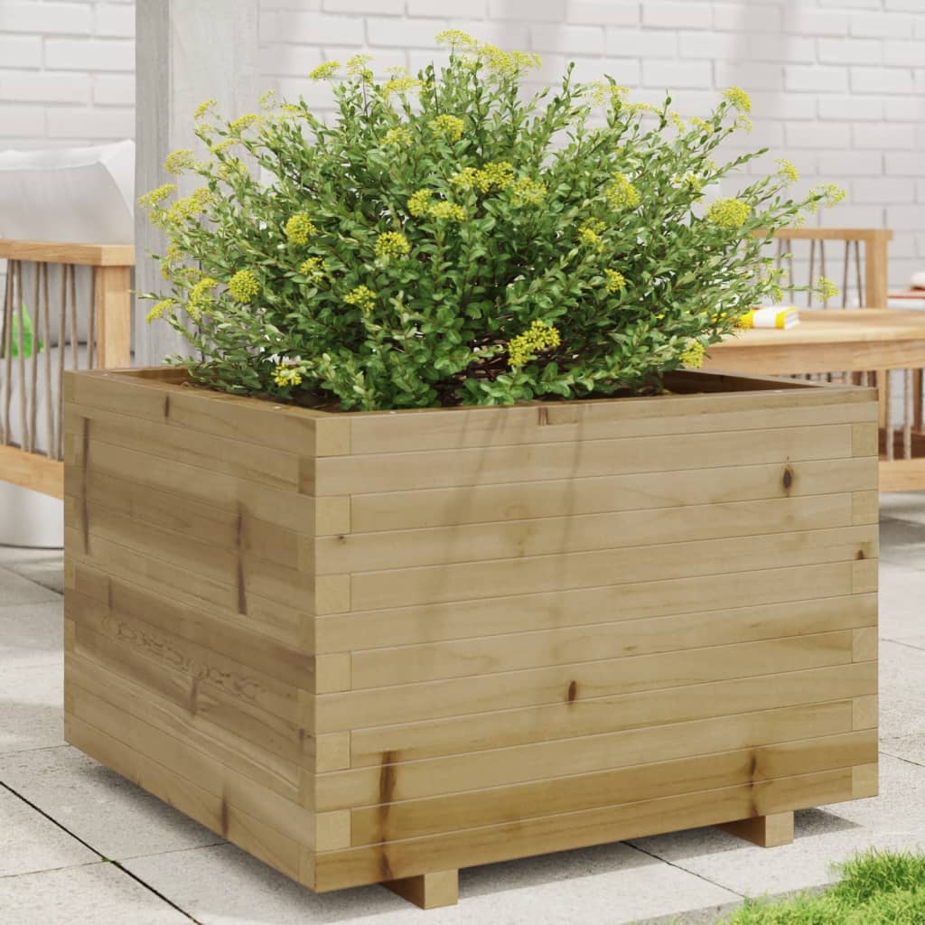 Plantekasse 70x70x49,5 cm Fyrretræ Imprægneret