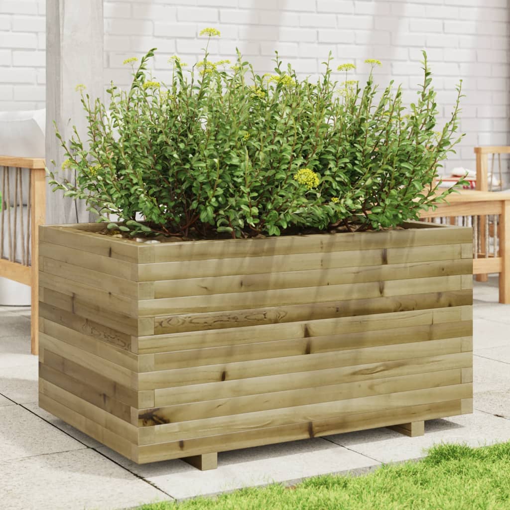 Plantekasse 90x60x49,5 cm Fyrretræ Imprægneret