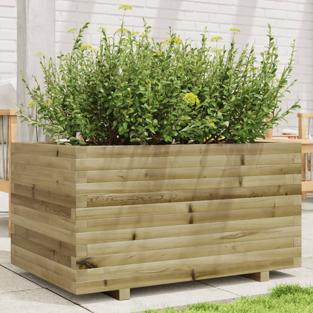 Plantekasse 90x60x49,5 cm Fyrretræ Imprægneret