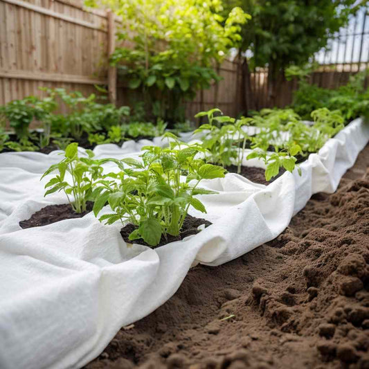 Geotekstil fleece hvid 1x150 m polyesterfiber