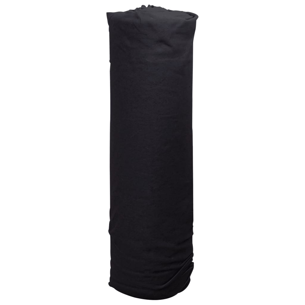 Geotekstil fleece sort 1x50 m polyesterfiber