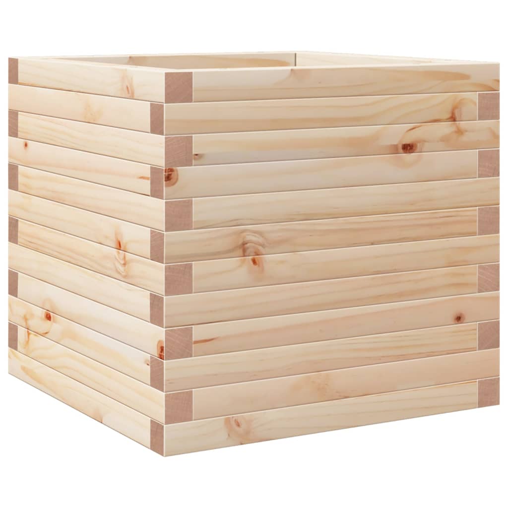 Plantekrukke 50x50x46 cm massivt fyrretræ