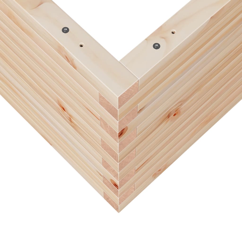 Plantekrukke 50x50x46 cm massivt fyrretræ