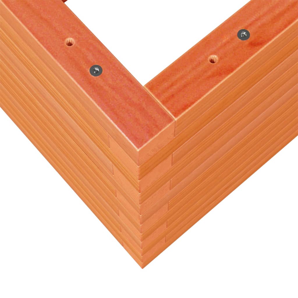Plantekrukke voks brun 60x60x46 cm massivt fyrretræ