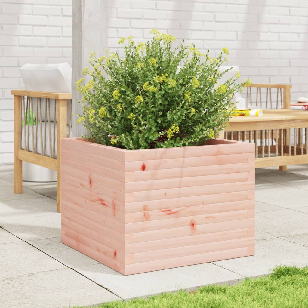 Plantepotte 60x60x46 cm massivt træ Douglasgran