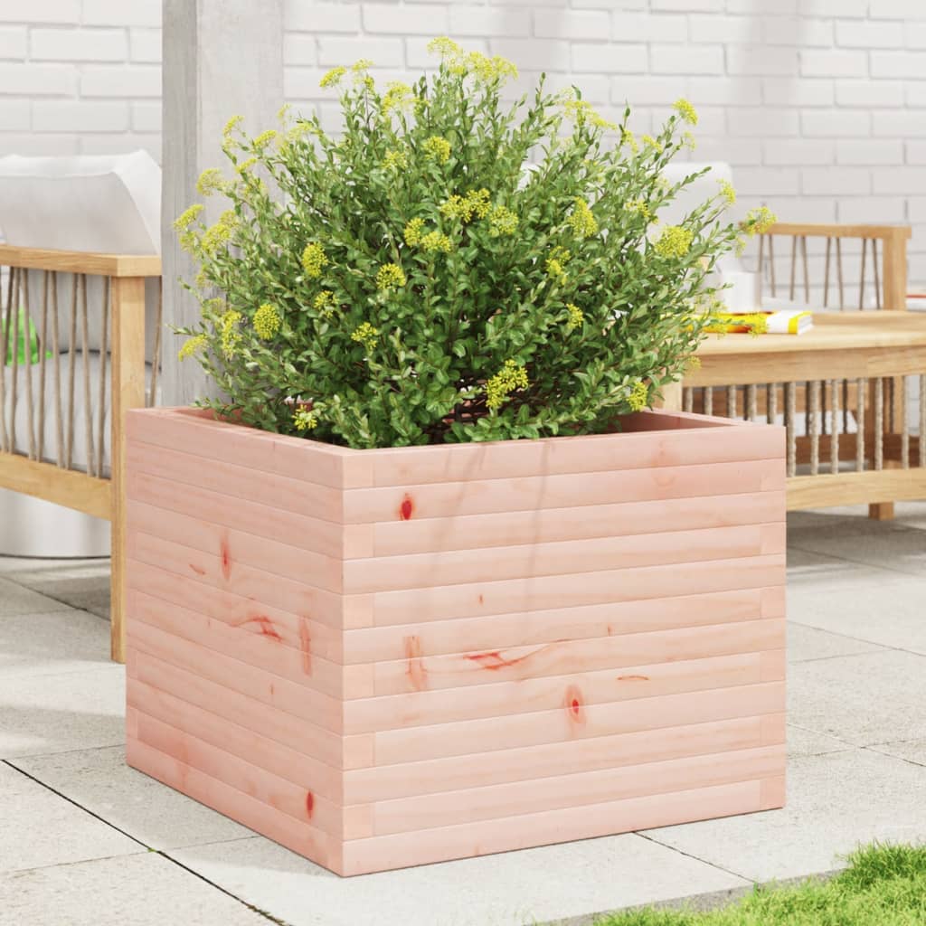 Plantepotte 60x60x46 cm massivt træ Douglasgran
